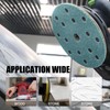 100PCS 150mm Sanding Discs, 6 Inch15 Holes Sanding Disc Pads,