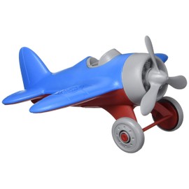 Green Toys Airplane, Blue/Red CB - Pretend Play, Motor Skills, Kids Flying Toy Vehicle. No BPA, phthalates, PVC. Dishwasher Safe, Recycled Plastic, Made in USA.