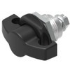1 x Rotary Bolt for Padlock Switch Cabinet Black Toggle
