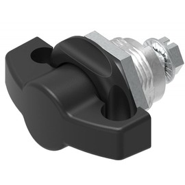 1 x Rotary Bolt for Padlock Switch Cabinet Black Toggle Handle Quarten Turn Padlock Locker Lock 1000-U429-1