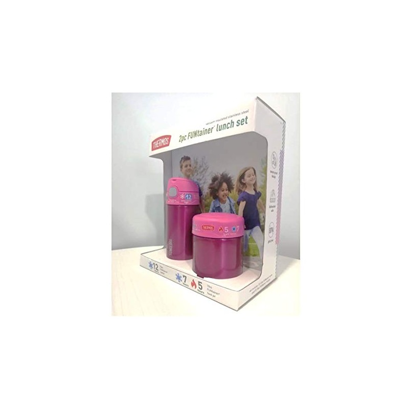 Thermos FUNtainer Lunch Set Bottle and Food Jar for Kids