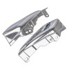 Unbranded Chrome Mid-Frame Air Deflector Heat Shield For Harley Ultra