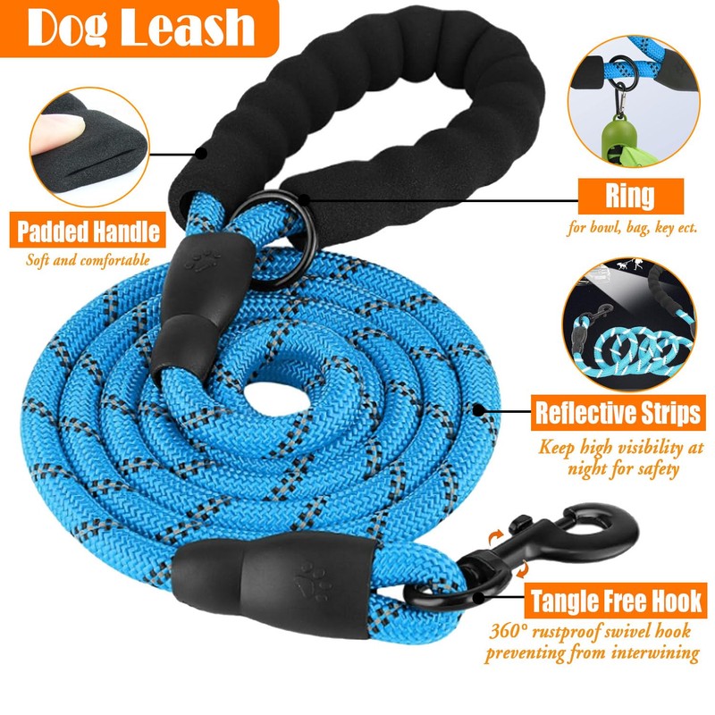 LOBEVE No Pull Dog Harness, Collar & Leash Set |