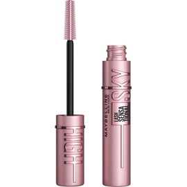Maybelline New York Lash Sensational Sky High Washable Mascara – Volumizing, Lengthening, Curling & Defining Lash Makeup – Buildable Formula for Full, Fanned-Out Lashes – Very Black, 7.2ml