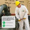 Lakeland MicroMax Contractor Protective Disposable Coverall from Dirt, Grease and