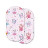 100% Cotton 2 Pcs Moses Basket Fitted Sheets - Breathable,