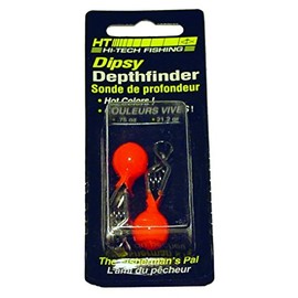 HT Enterprise DFB-2D 3/4 Oz. Depthfinder Vinyl Coated 2/Pk Orange