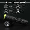 WFS Volatus Single Lock-on Grips for Mountain Bikes, Road, City