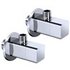 Hettecy Angle Valve NPT 1/2'' Inlet x 3/8'' Outlet Heavy