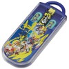 Skater TACC2AG-A Trio Set, Chopsticks, Spoon and Fork, Splatoon 3,