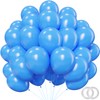 PatiCool Sky Blue Balloons - 12 inch 100pcs Latex -
