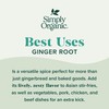 Simply Organic Ground Ginger Root, 1.64 Ounce, Non ETO, Non