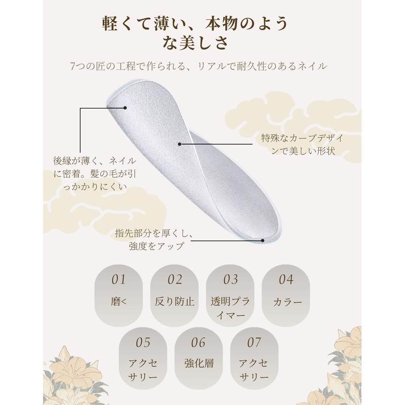 LemiVibe · "Sea Style" Nail Tip, Long, Blue, Light Blue,