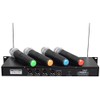 GTD Audio VHF 4 Hand-held Wireless Microphone System mics (Frequency: