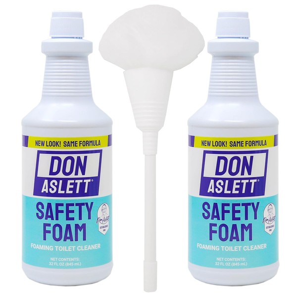 Don Aslett Johnny Mop & Safety Foam Toilet Bowl Cleaner