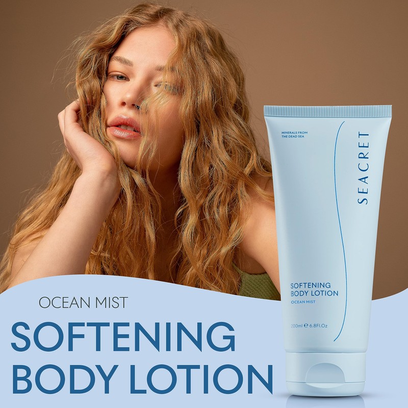 SEACRET Minerals Body Lotion Ocean Mist, Scented Daily Body Moisturizer