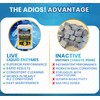 ADIOS! RV Holding Tank Treatment and Deodorizer - Digests Waste,