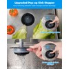 Hibbent Upgraded 3 in 1 Kitchen Sink Drain Strainer and