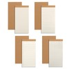 Simpolor Notepads, pack of 4, memo pads, 14 x 7