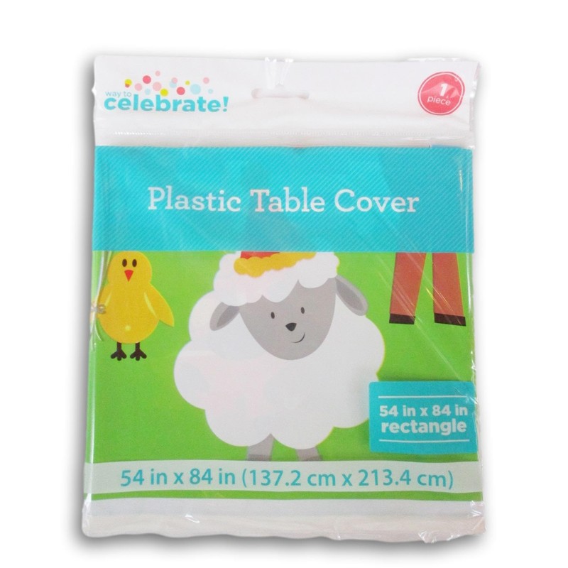 Craft Supply Barn Animals Kids Disposable Party Table Cover- 54