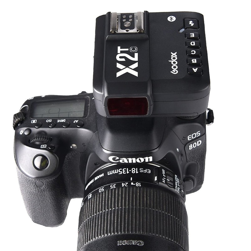 Godox X2T-C TTL Wireless Flash Trigger for Canon, 1/8000s HSS