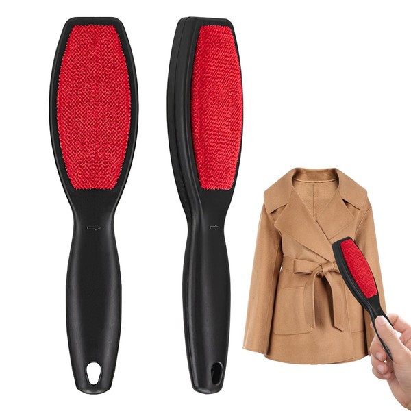 Clothes Brush 2pcs Lint Brush for Pet Hair Double Sided