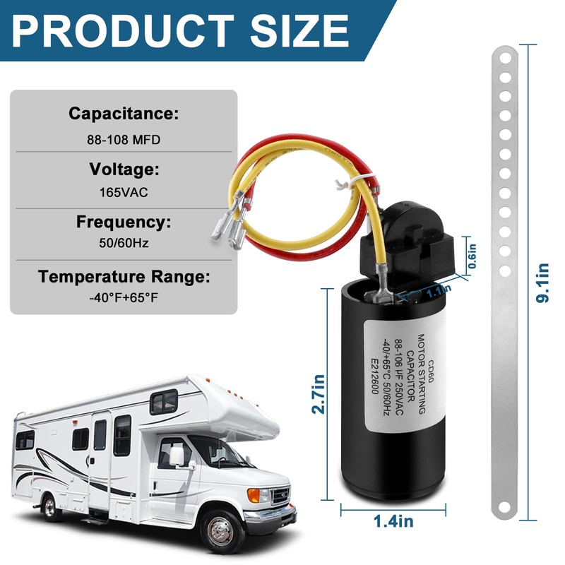 8333A9021 Air Conditioner Hard Start Kit by AMI PARTS,Fits for