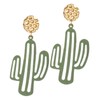 SAFIGLE Fashionable Jewelry 1 Pair Cactus Earrings Unique Statement Earrings