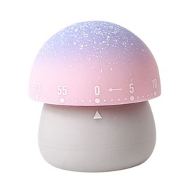 ULTECHNOVO Mushroom Design Mechanical Timer Cute Cartoon Kitchen Timer for Cooking Baking and Egg Boiling for Home and Study Use Random Color