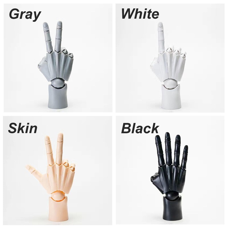 Flexible Hand Model, Moveable Artists Manikin Hand Figure for Home