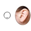 Titanium Ring 1.2 x 6 mm For Lip Piercing With