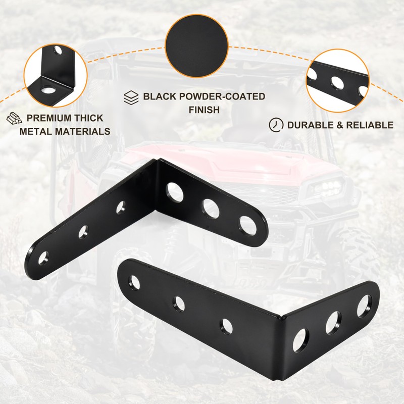 SAUTVS Tailgate Extender Leveling Mount Rear Gate Lock Bracket for