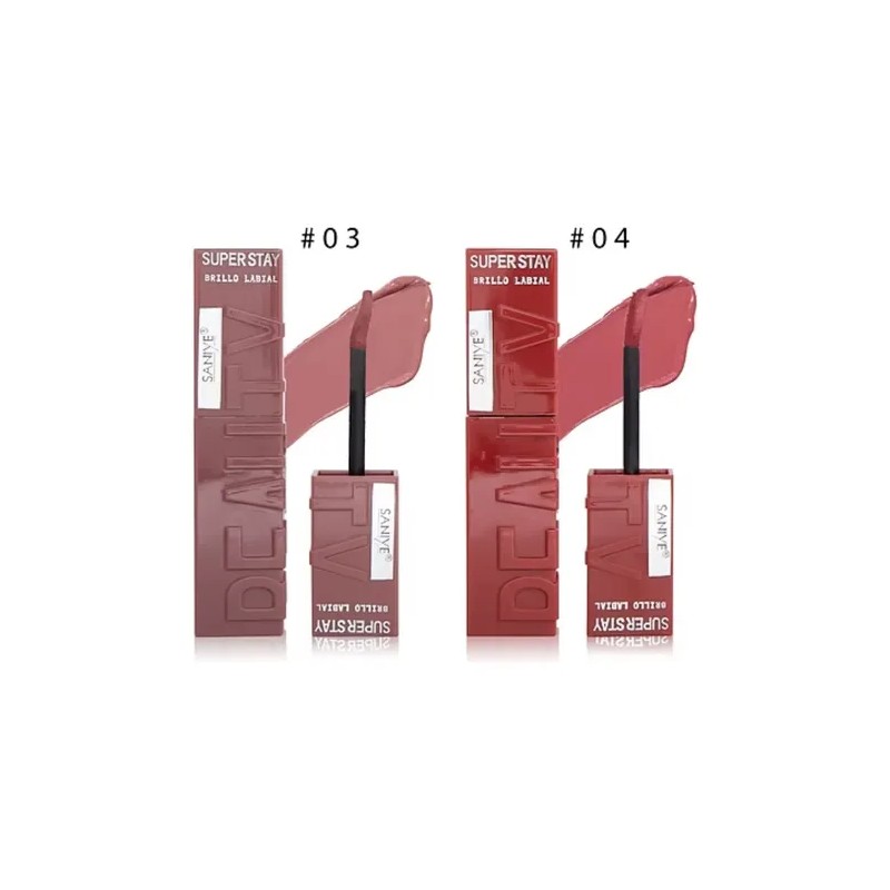 Saniye Super Stay Labial Liquido Mate