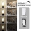 Cotanic Dimmable E12 Candelabra LED Bulbs, 60W Equivalent,4000K Daylight,600LM Ceiling