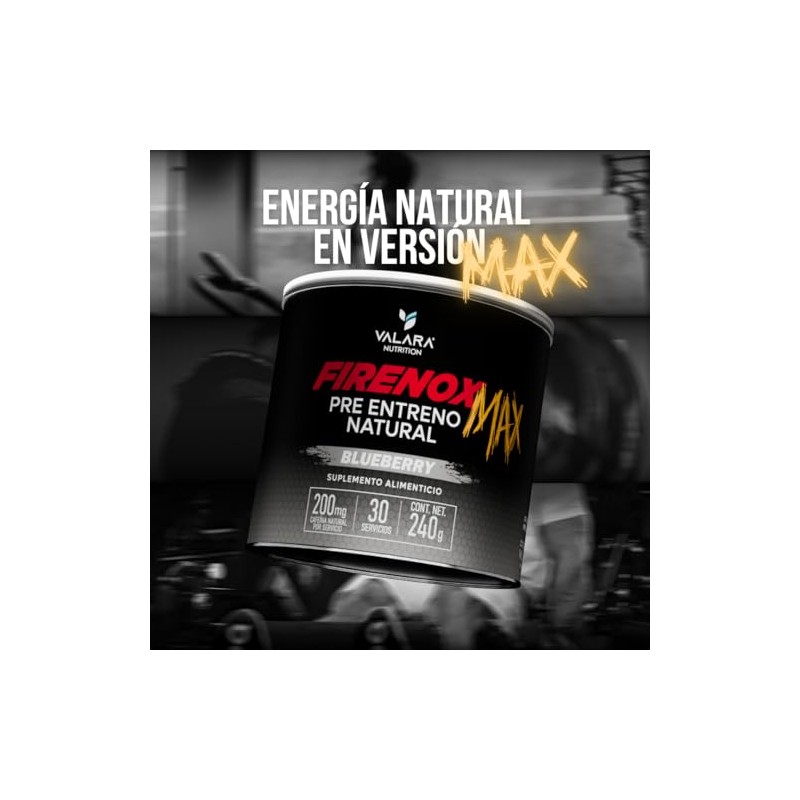 VALARA Firenox - Pre-Entreno en Polvo - Gym Entrenamiento -