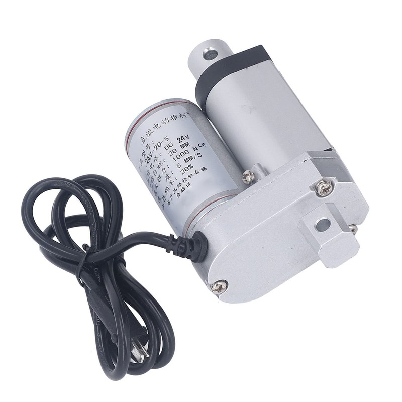 24V DC Electric Linear Actuator 20mm Stroke Length Telescopic Push