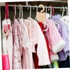 Hohopeti 7pcs Wooden Closet Dividers Baby Wardrobe Organizer Closet Dividers