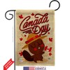 Dominion Day Burlap Garden House Flags Kit Regional Canada Canadian