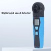 Handheld Anemometer 180° Fan Rotation LCD Digital Display Temperature Humidity
