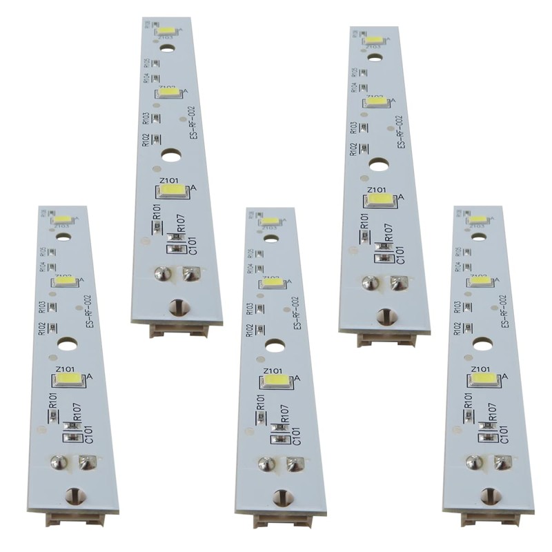 5 Pack WR55X26671 Freezer LED Light Board Replacement for GE