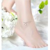JINJIASC Ankle Bracelets For Women 925 Sterling Silver Indian Heart