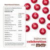 M&M’S WORLD Red Milk Chocolate Candy 5lb Resealable Pack for