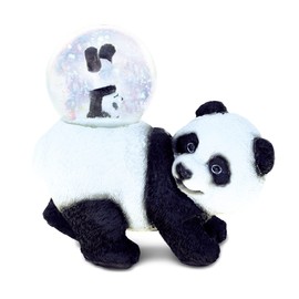 COTA Global Panda Snow Globe - Wildlife Animal Water Globe Figurine with Sparkling Glitter, Zoo Collectible Novelty Ornament for Home Decor, for Birthdays, Christmas, Valentine – 45mm