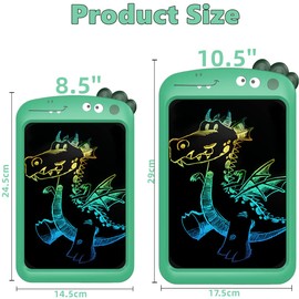 Fogray Kids Toys 10.5" LCD Writing Tablet for Boys and Girls Toddler Educational Boy Dinosaur Toys Age 2-7 Drawing Tablet for 2-7 Year Old Boys Gift (10.5” Dinosaur Board)