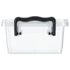KADAX Storage Box with Lid, Robust Plastic Container, Lunch Box,