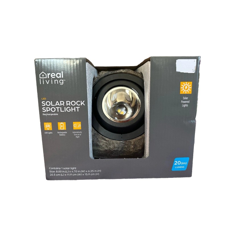 Real Living LED 1 no Solar Spot Light Bulb Waterproof