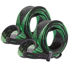 Bassdash Casting Spinning Fishing Rod Sleeves Protective Rod Socks for Fishing Poles Up to 7-1/2ft