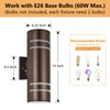 Housen Solutions Dusk to Dawn Outdoor Light Fixture 2 Pack,