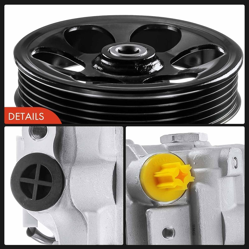 A-Premium Power Steering Pump, with Pulley, Compatible with Subaru Forester