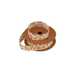 Inastri Trimit Floral Cotton Bias Binding Tape 20 Metres, 25mm Wide – Perfect for Sewing, Dressmaking & Quilting